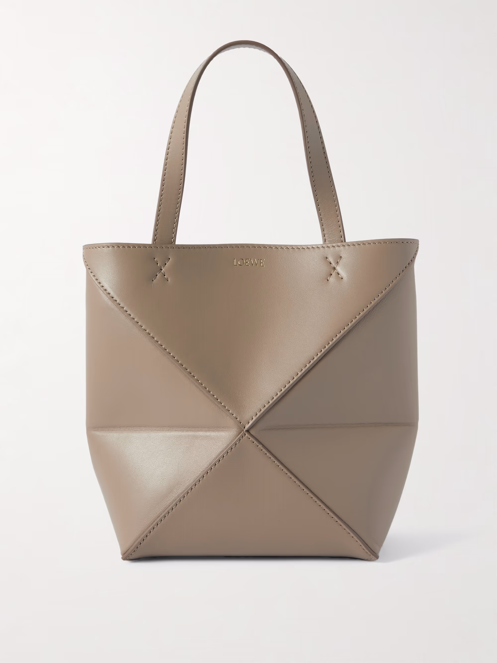 Loewe Puzzle Fold convertible mini leather tote