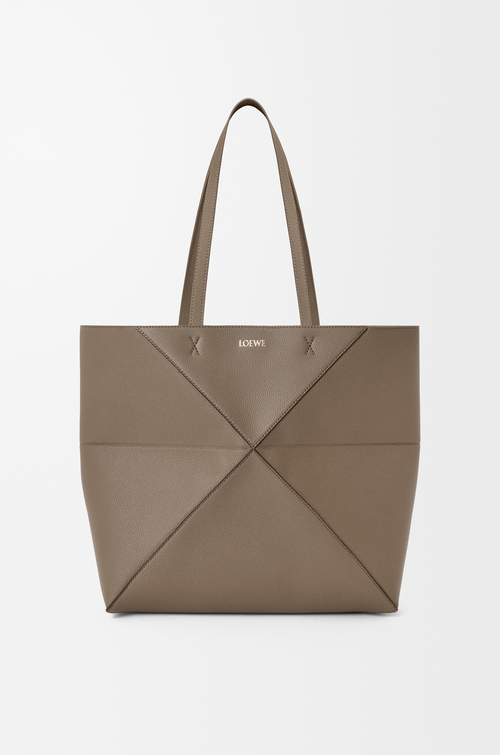 Loewe Medium horizontal Puzzle Fold tote in soft grained calfskin