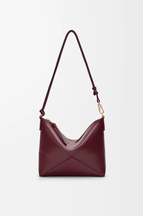 Loewe Puzzle Fold pouch in shiny nappa calfskin