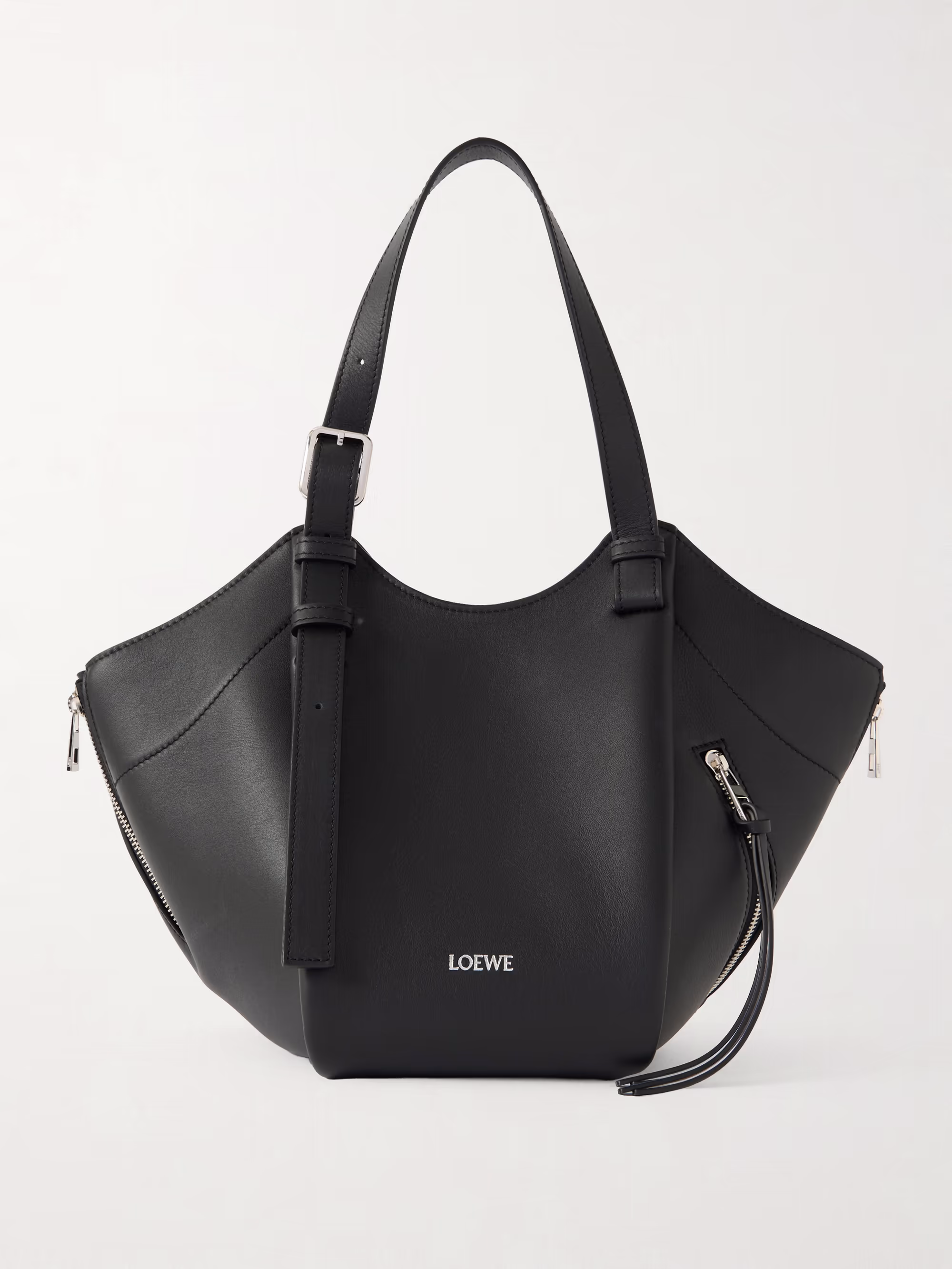 Loewe Hammock Flip leather tote