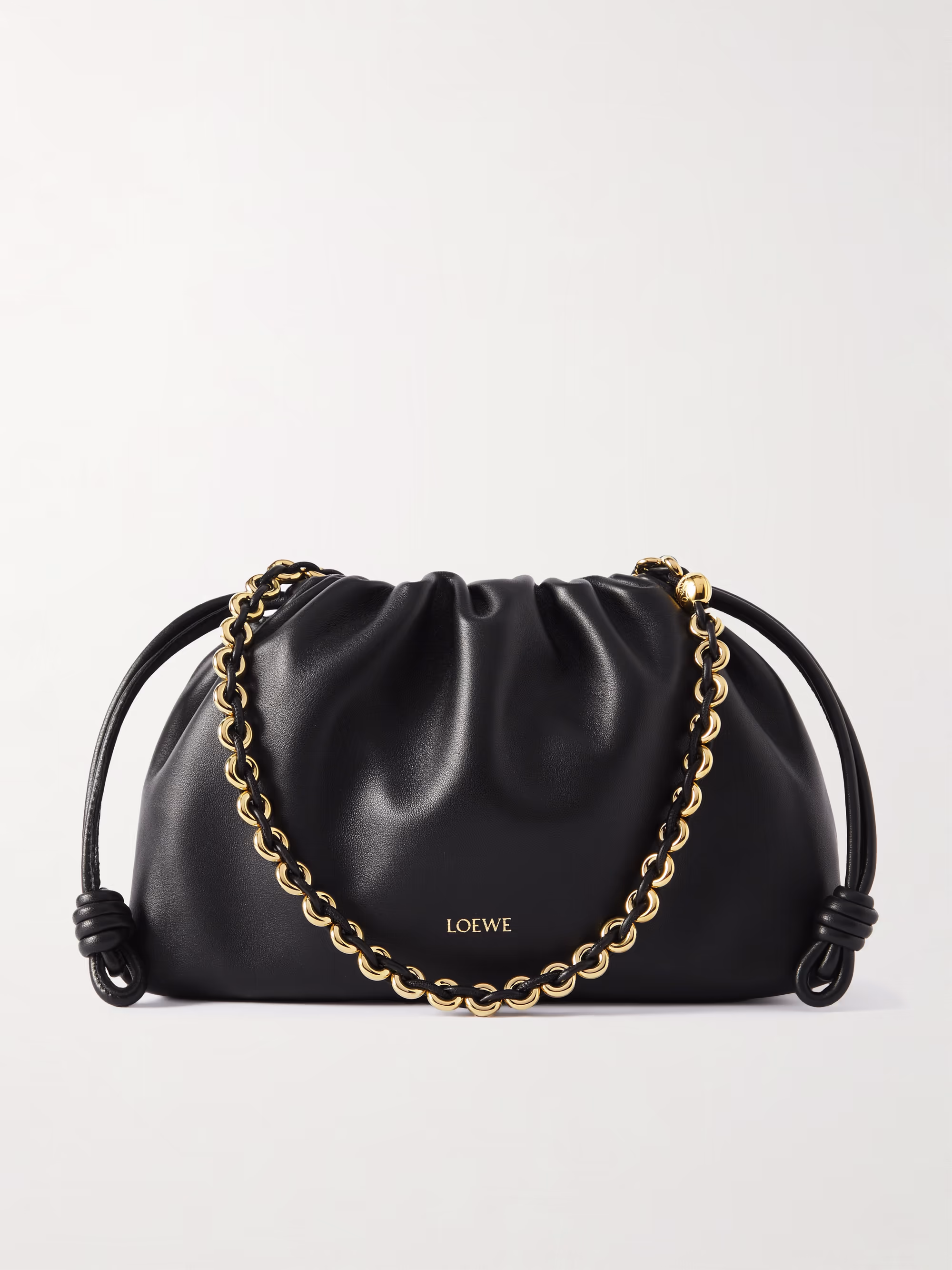 Loewe Flamenco leather clutch