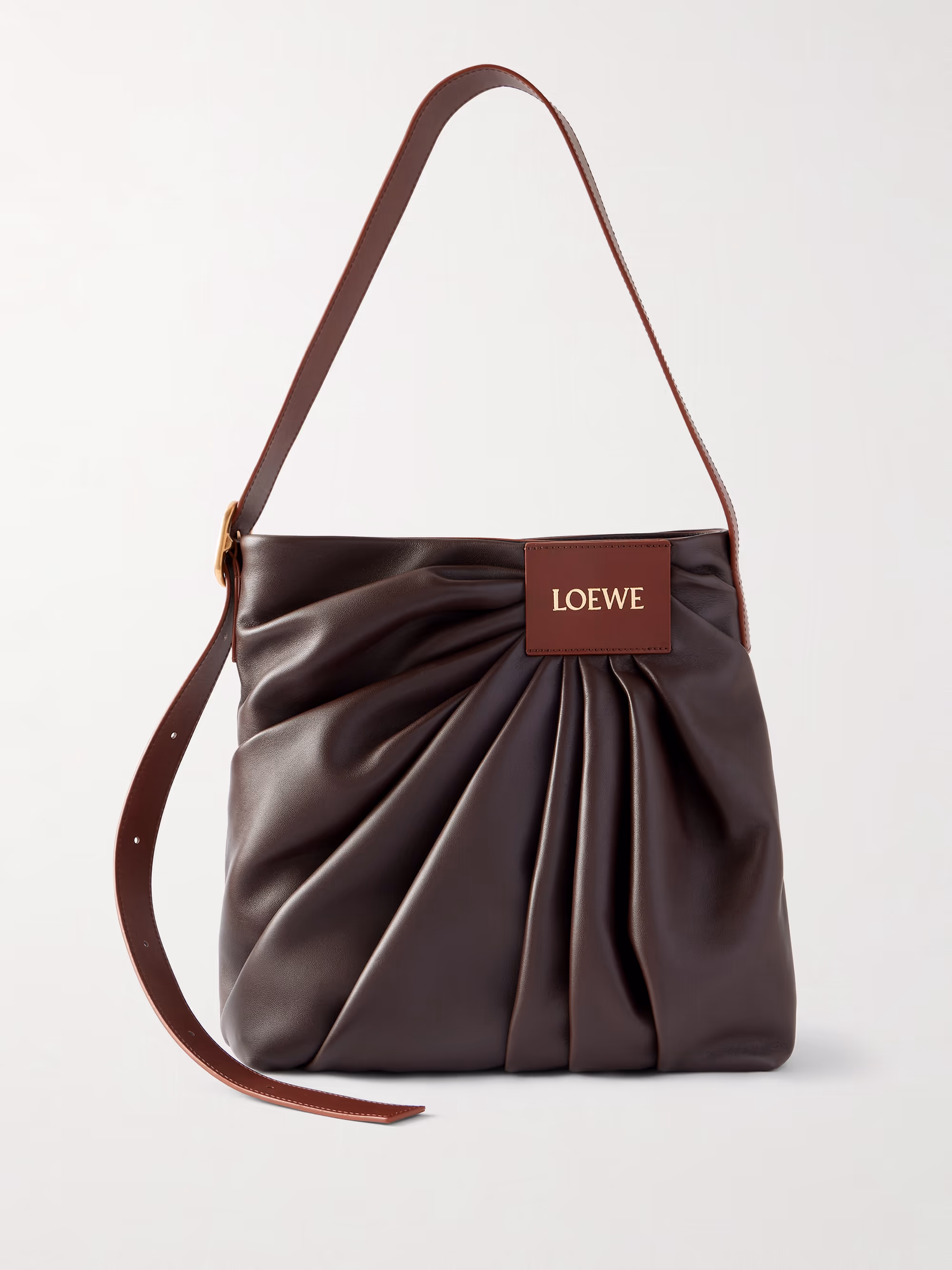 Loewe Featherlight gathered leather tote