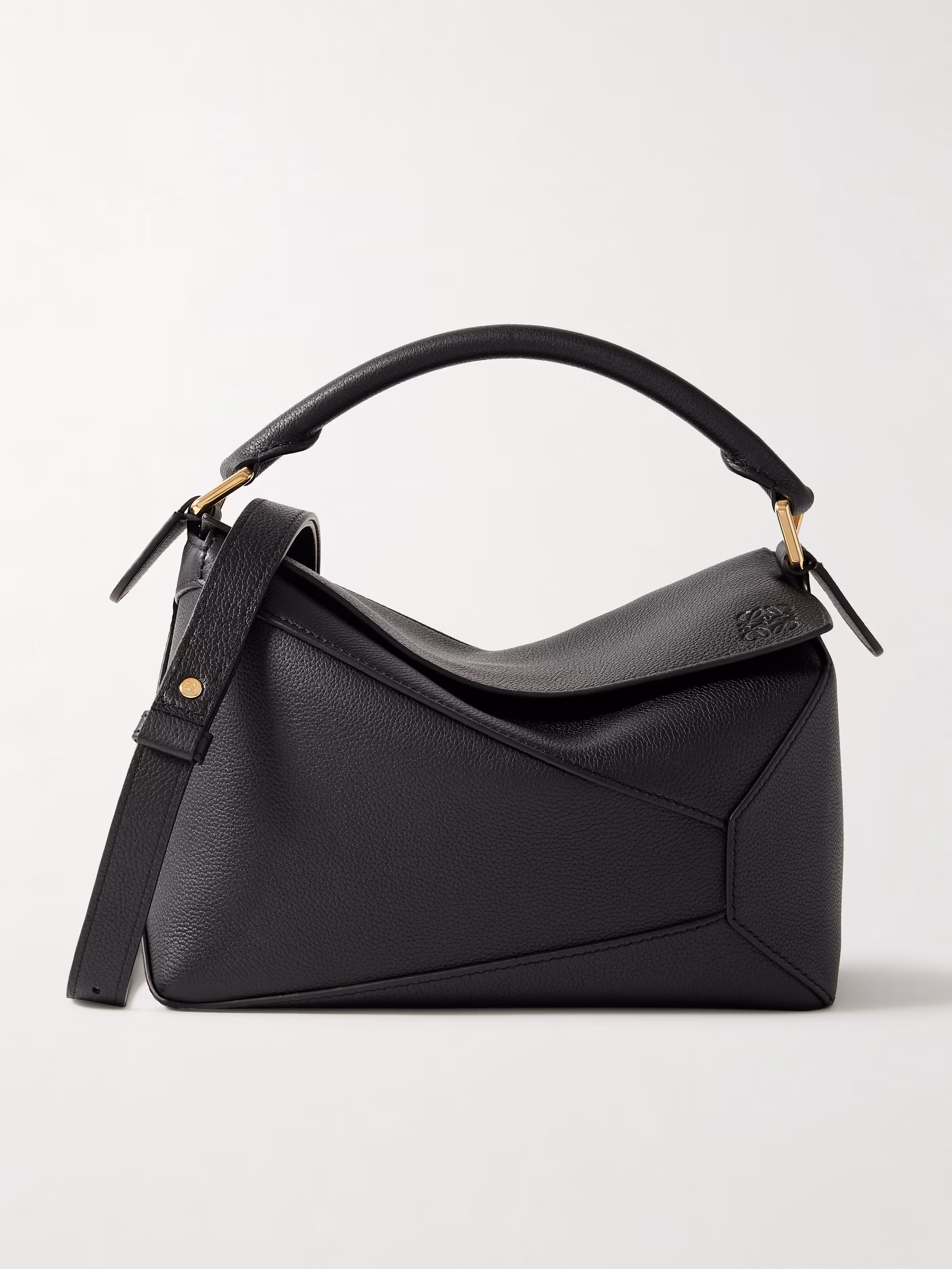 Loewe Puzzle Edge small textured-leather shoulder bag