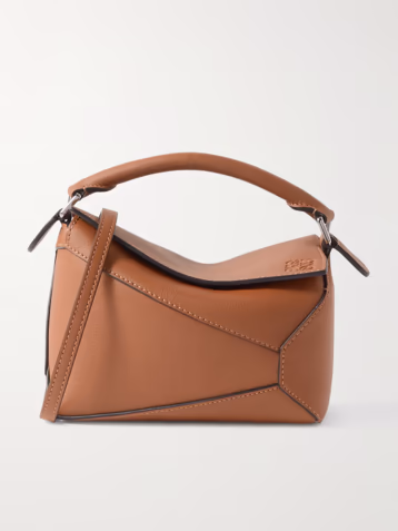 Loewe Puzzle Edge mini textured-leather shoulder bag