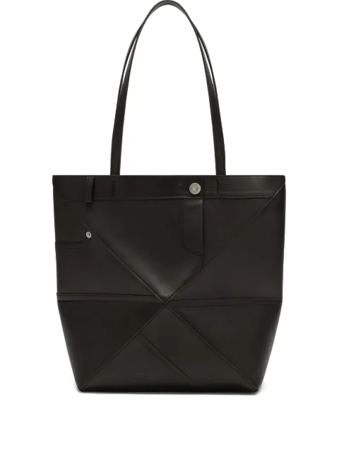 Loewe medium Puzzle Fold Pantalon leather tote bag