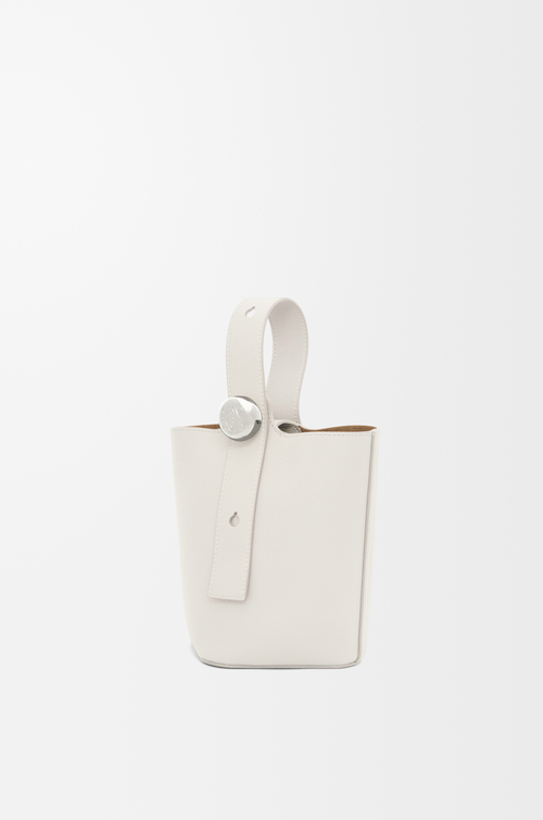 Loewe Mini Pebble Bucket bag in soft grained calfskin