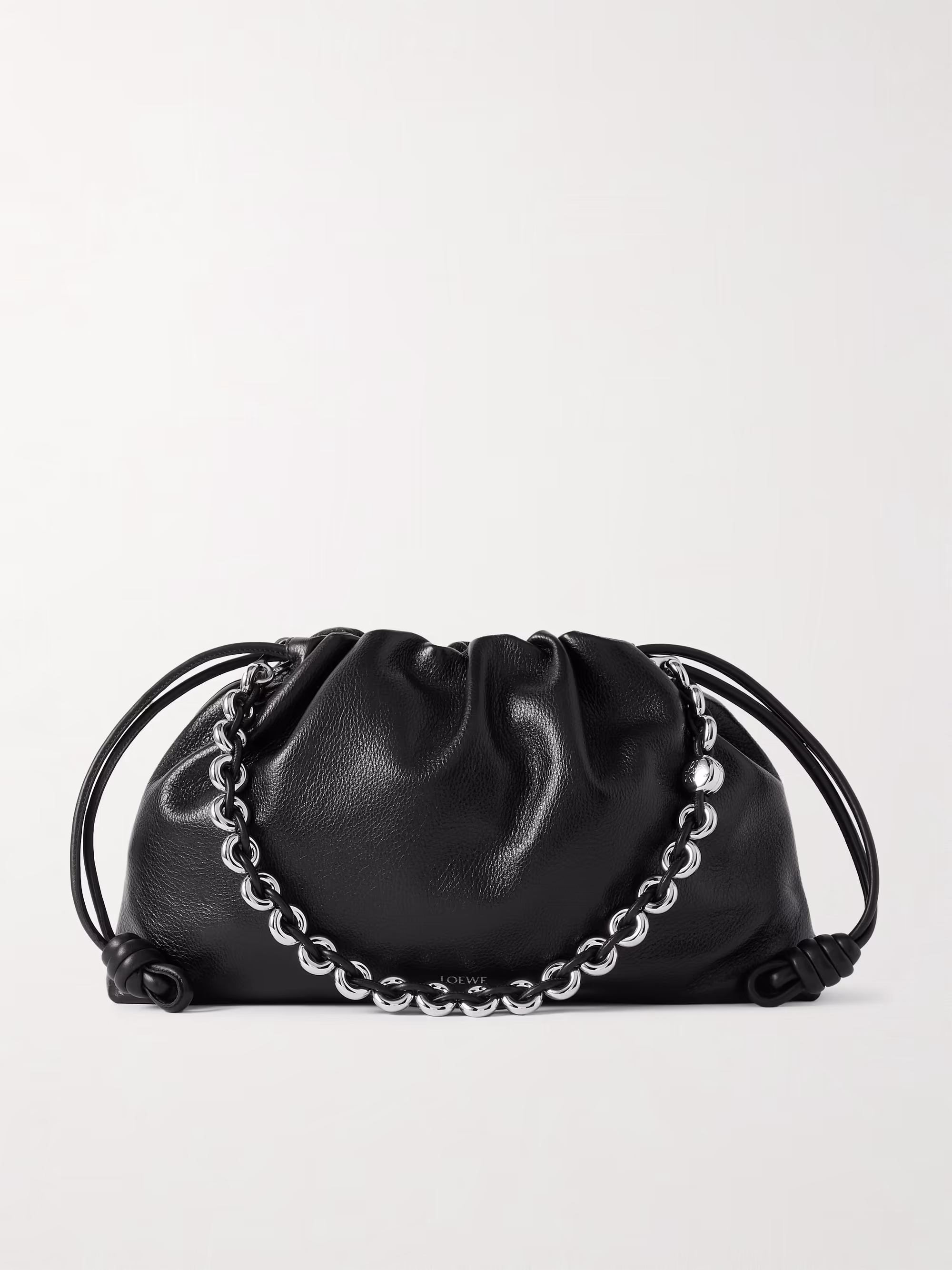 Loewe Flamenco large textured-leather shoulder bag
