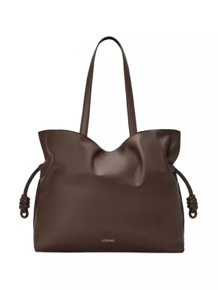 Loewe Flamenco large leather clutch