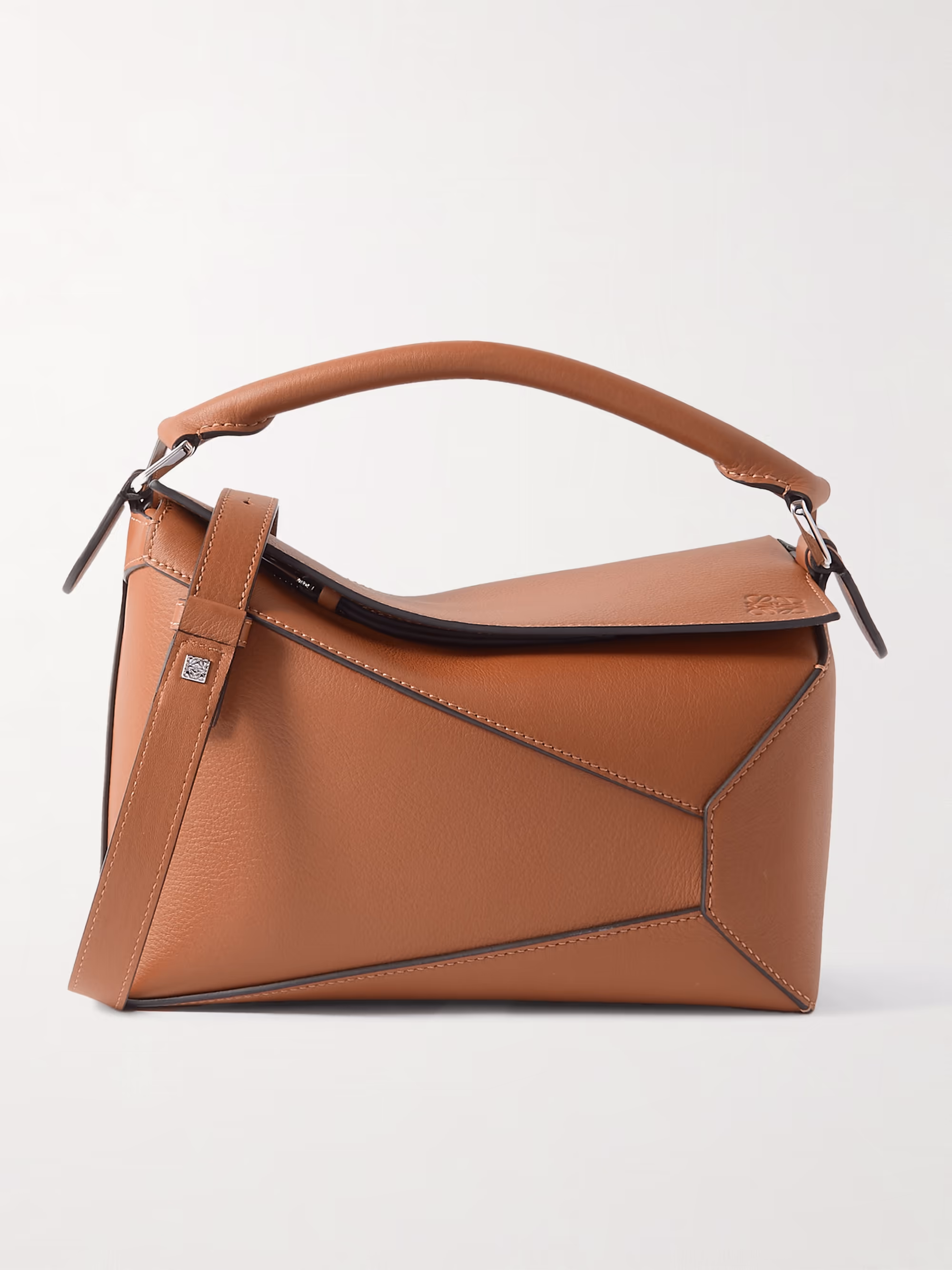 Loewe Puzzle Edge small textured-leather shoulder bag