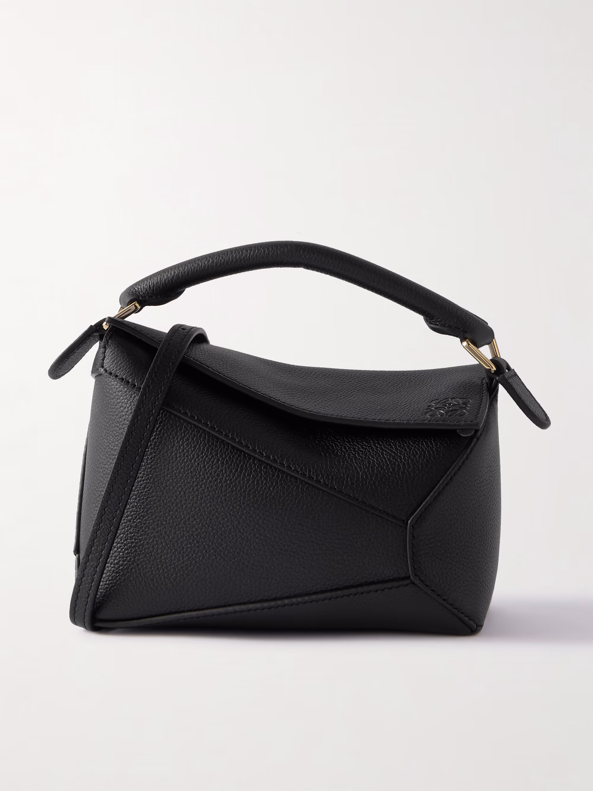 Loewe Puzzle Edge mini textured-leather shoulder bag