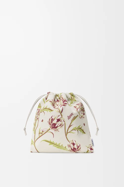 Loewe Artichoke small drawstring pouch in canvas