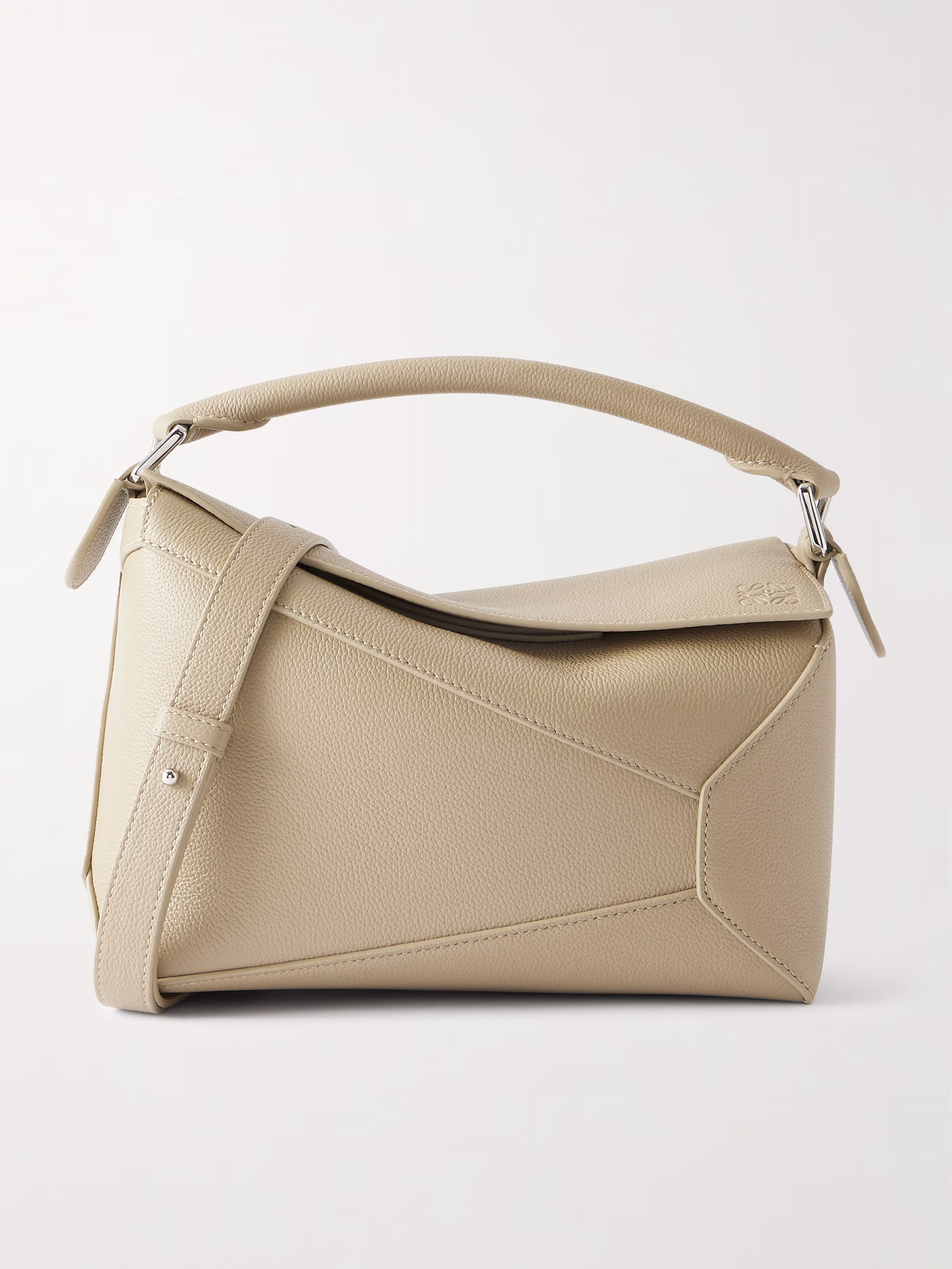 Loewe Puzzle Edge small textured-leather shoulder bag