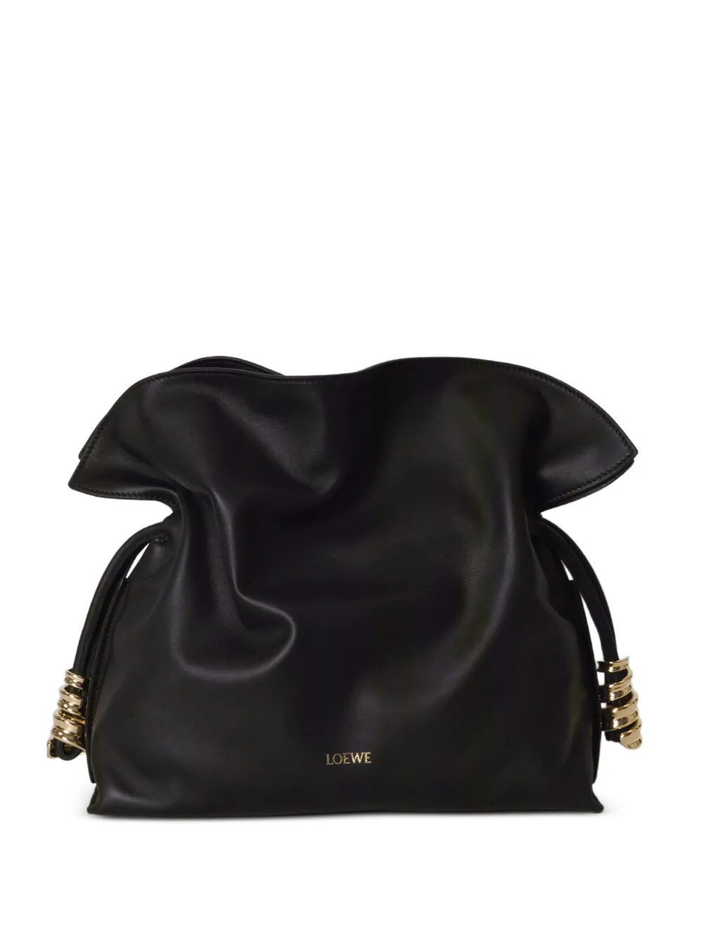 Loewe Medium Coil Flamenco leather clutch