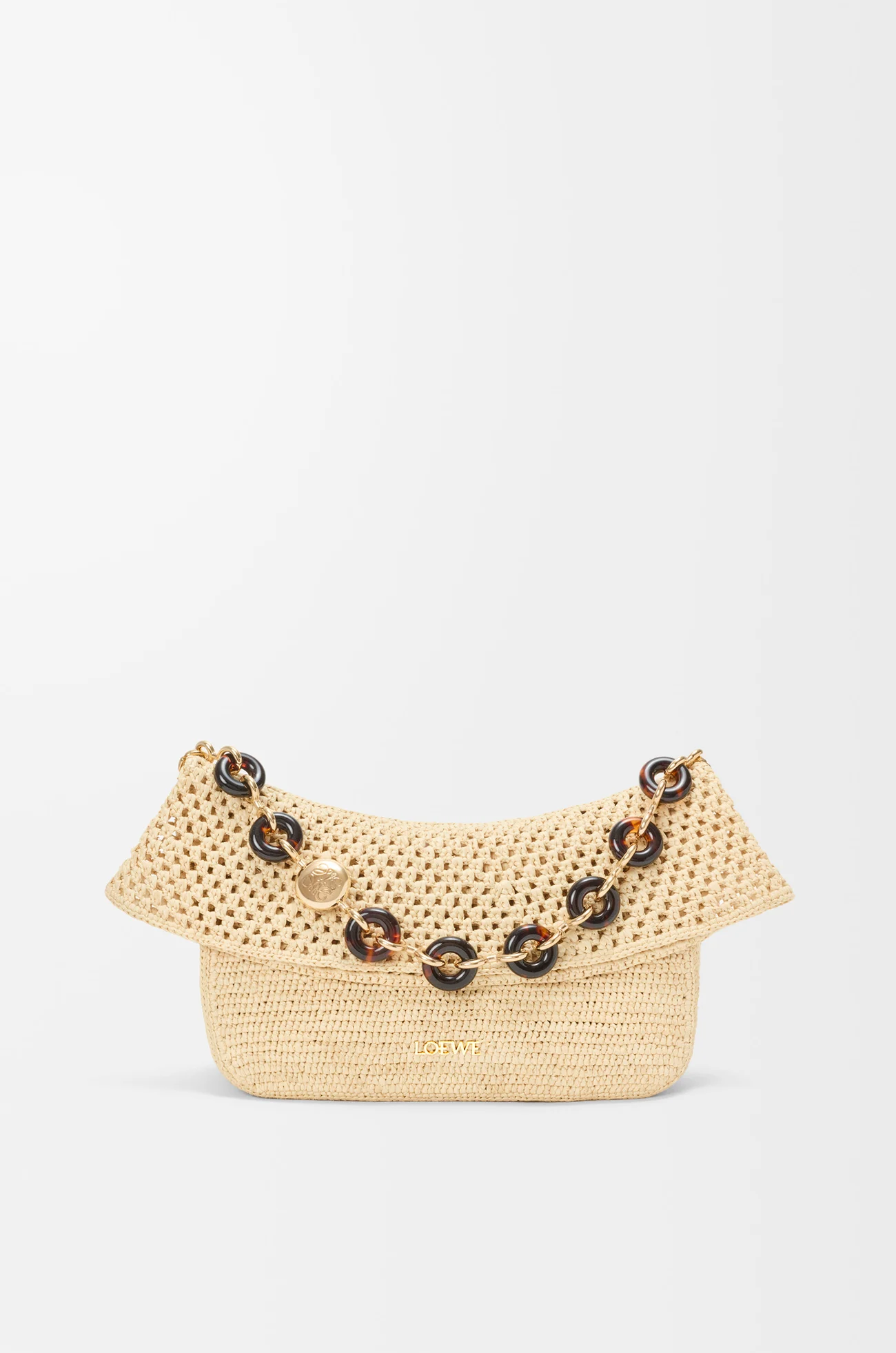 Loewe Medium Ola bag in raffia