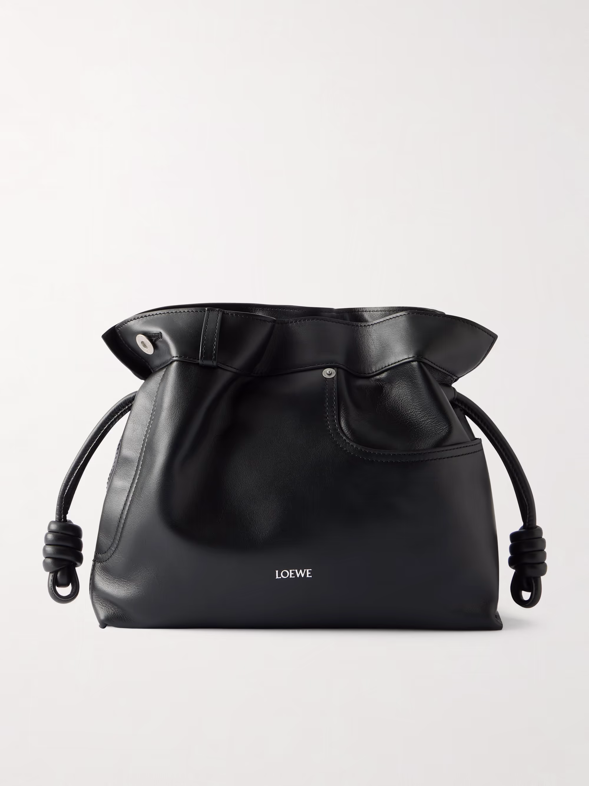 Loewe Flamenco Panta medium leather clutch