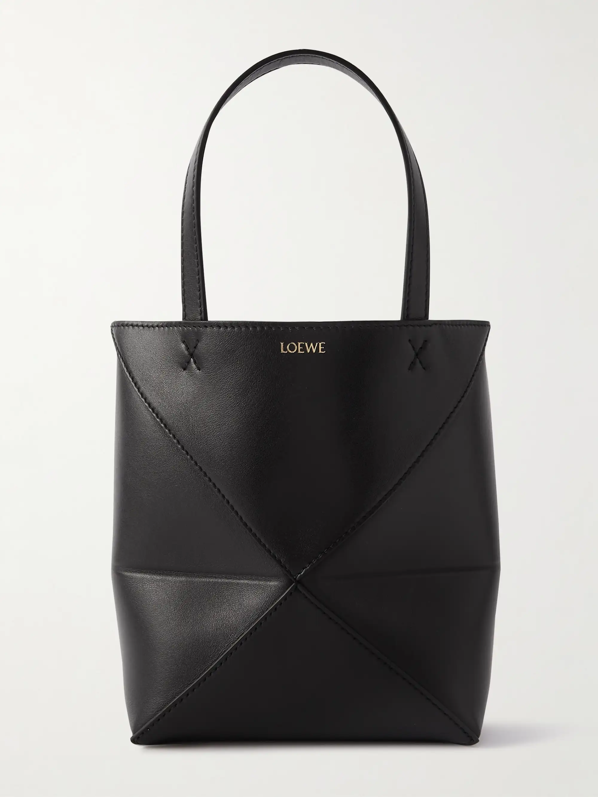 Loewe Puzzle Fold convertible mini leather tote