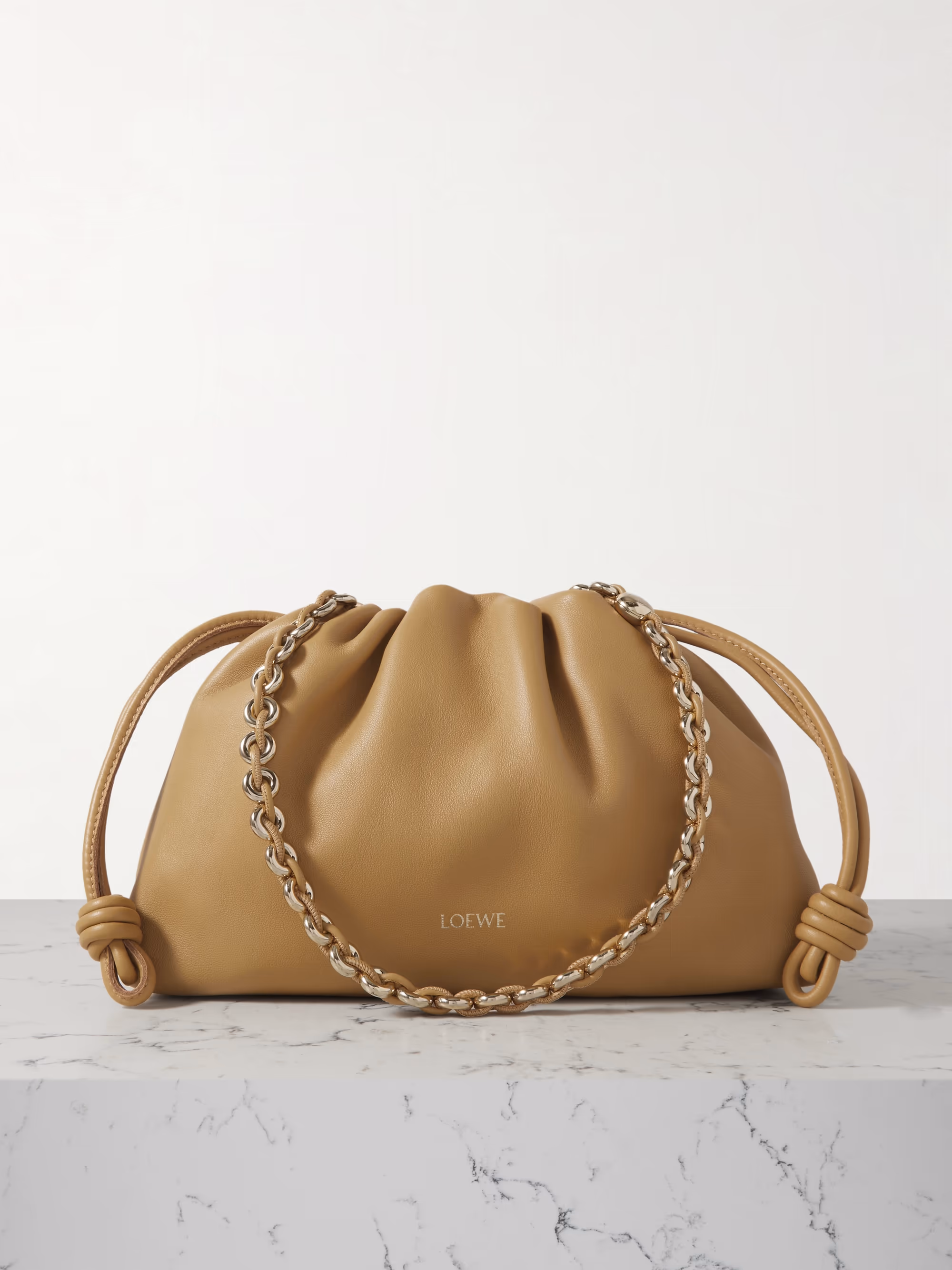 Loewe Flamenco leather clutch