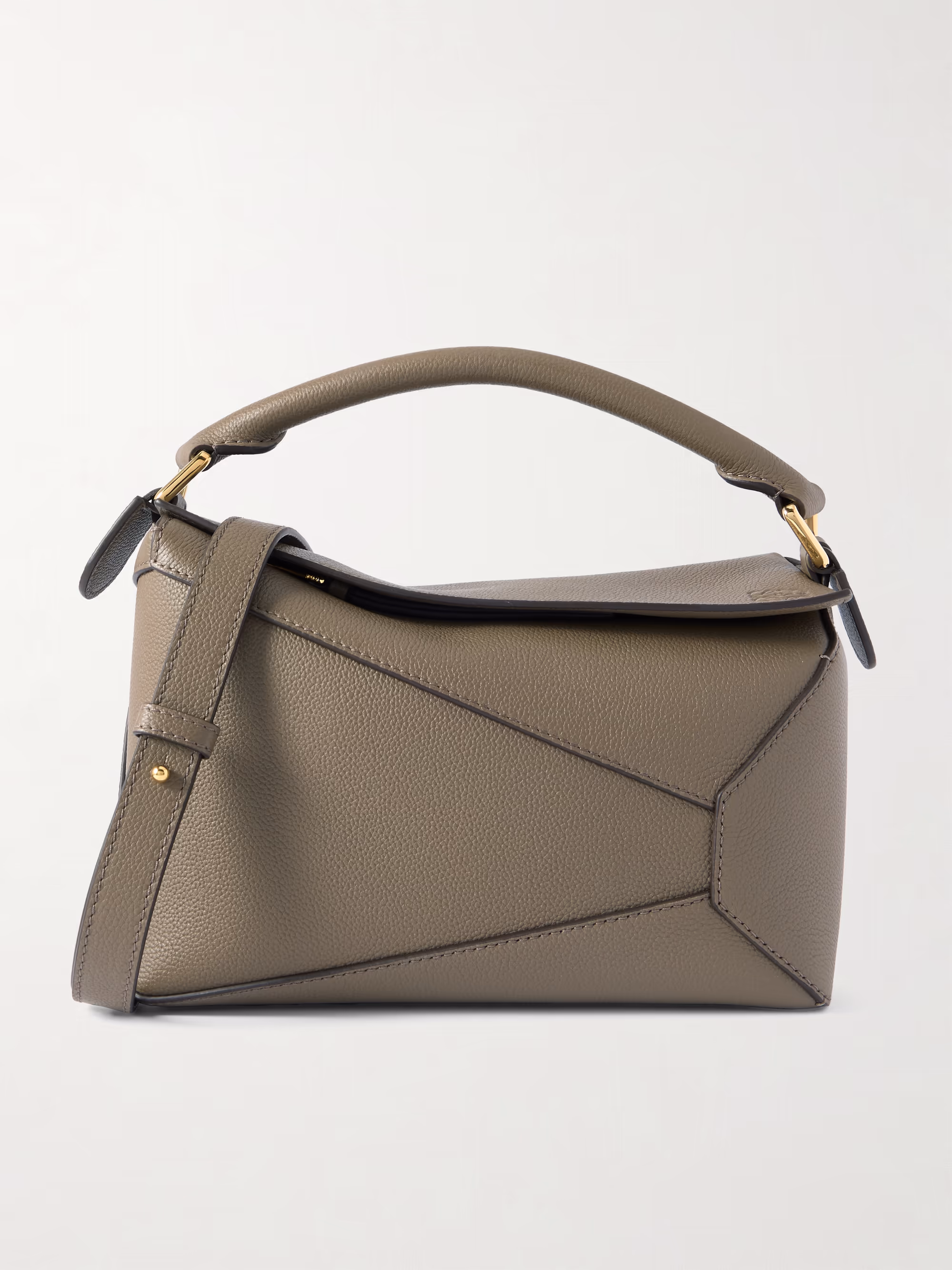 Loewe Puzzle Edge small textured-leather shoulder bag