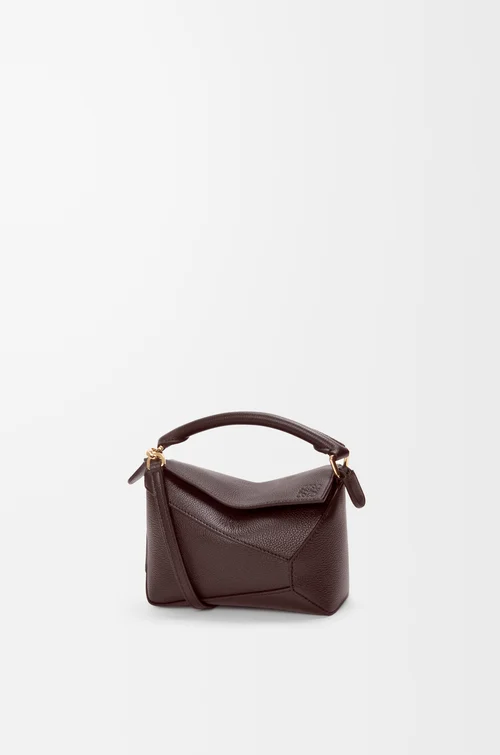 Loewe Mini Puzzle Edge bag in soft grained calfskin