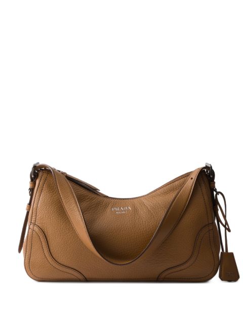 Prada Aimèe large leather shoulder bag