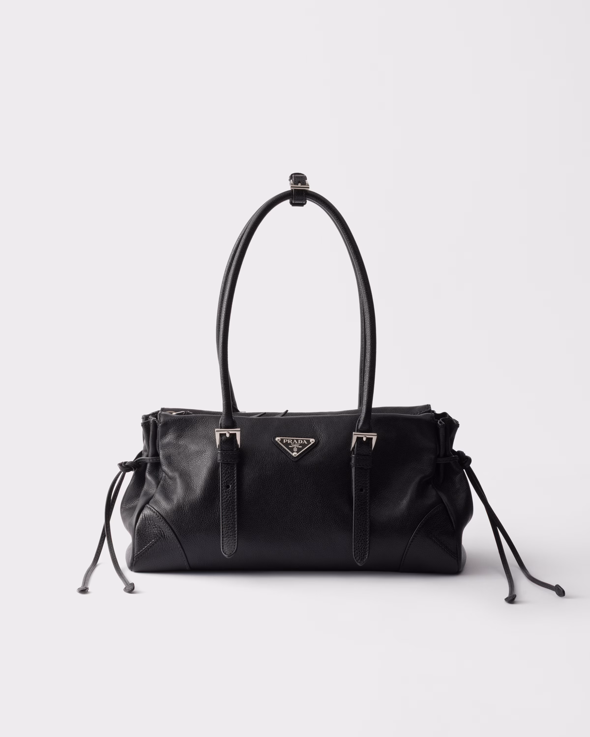Prada Prada Bonnie medium antiqued leather tote bag
