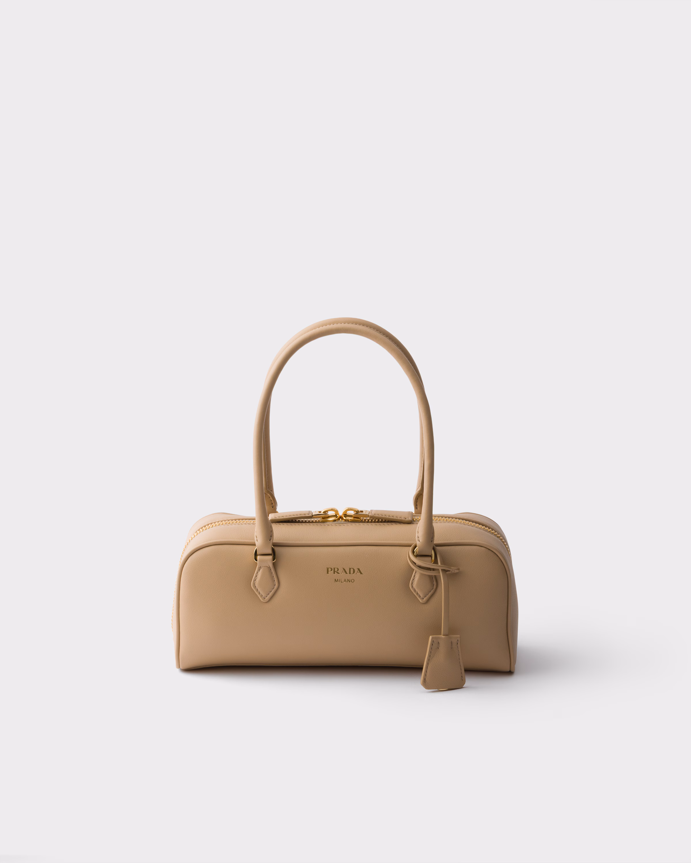 Prada Medium leather top-handle bag