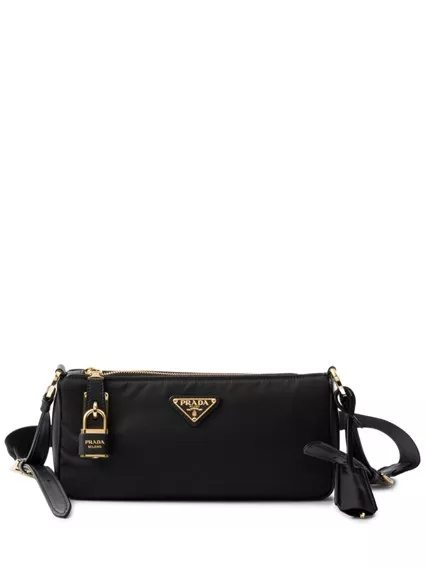 Prada Re-nylon and leather shoulder bag
