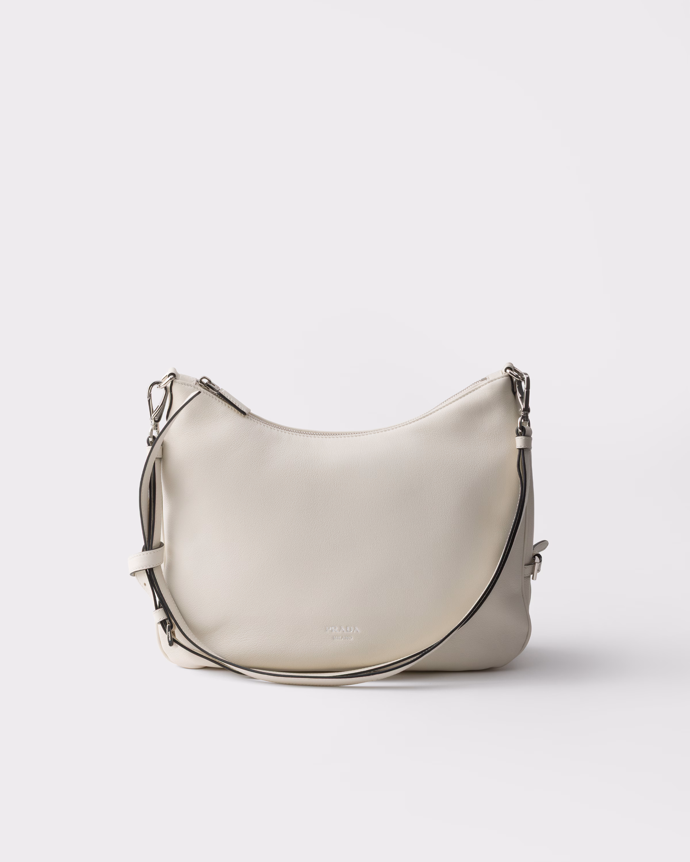 Prada Prada Fold large leather shoulder bag