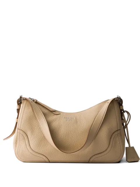 Prada Aimèe large leather shoulder bag