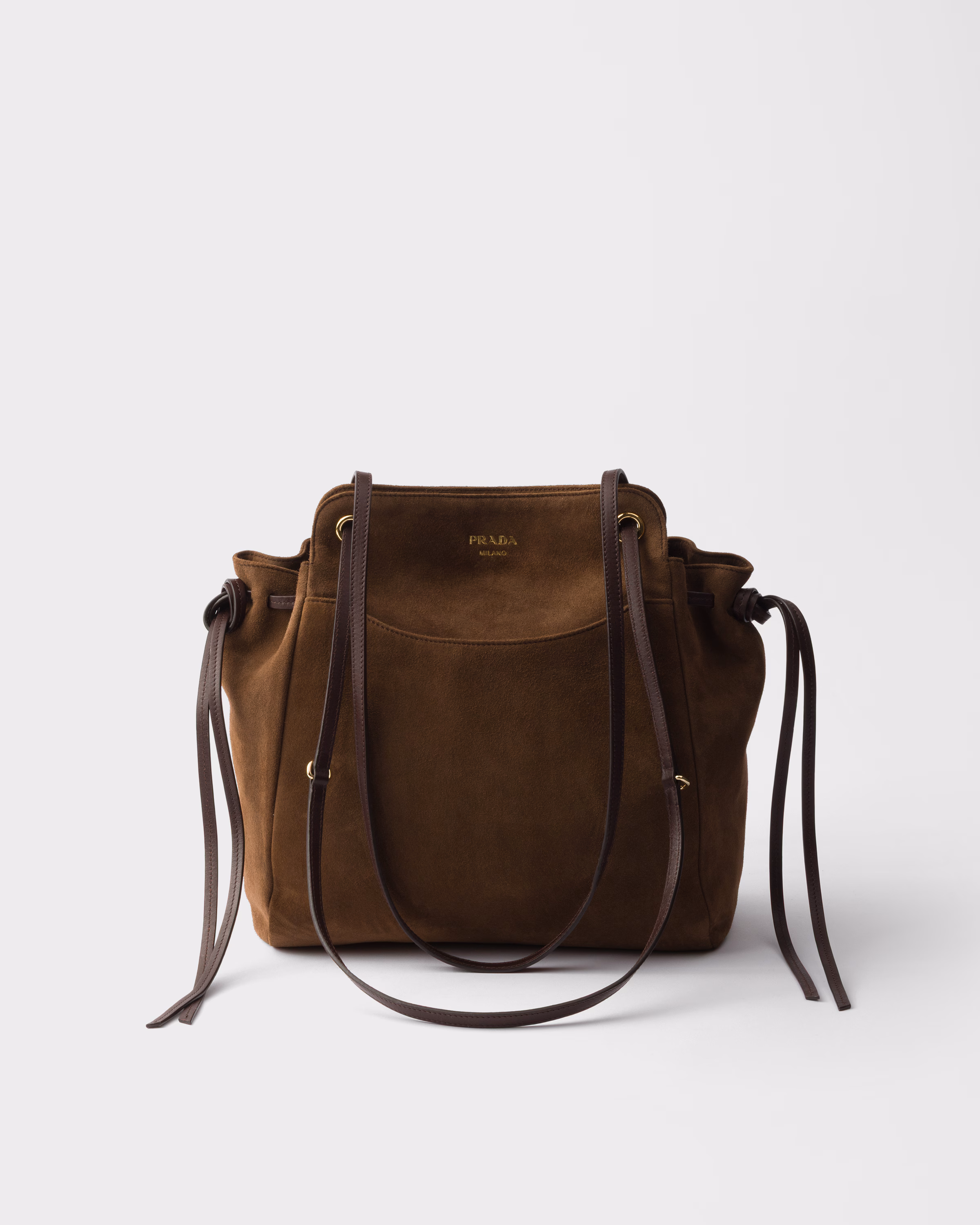 Prada Prada Carry medium suede tote bag