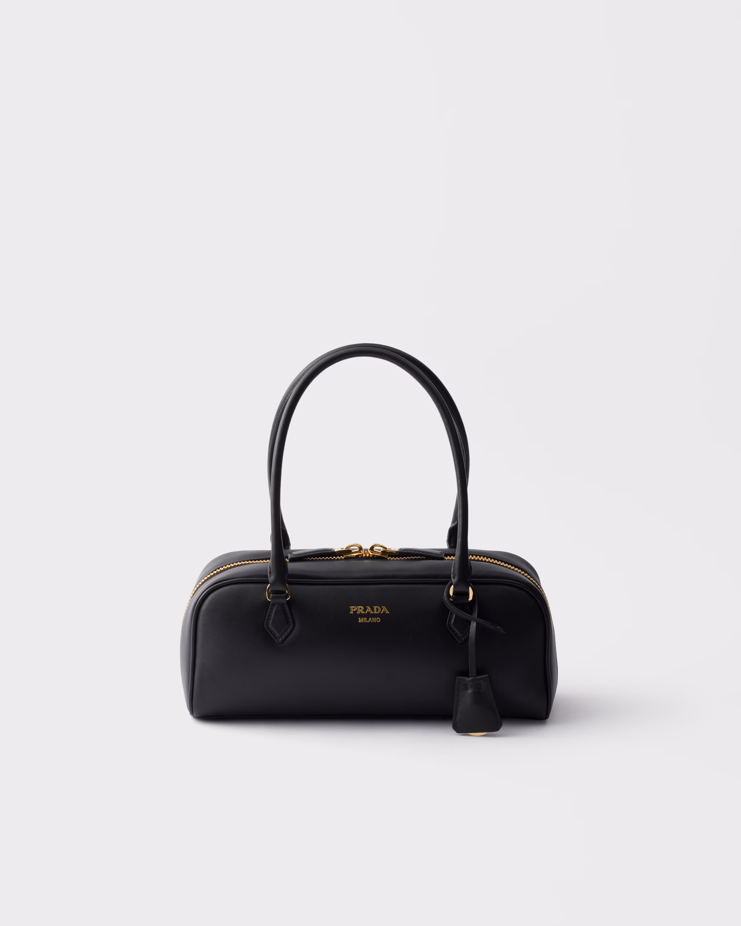 Prada Medium leather top-handle bag