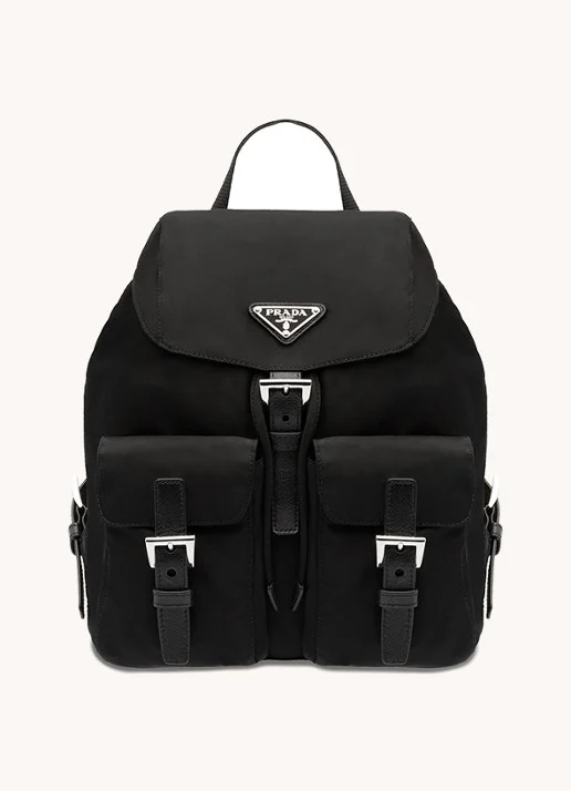 Prada Re-Nylon Small rugzak with logo