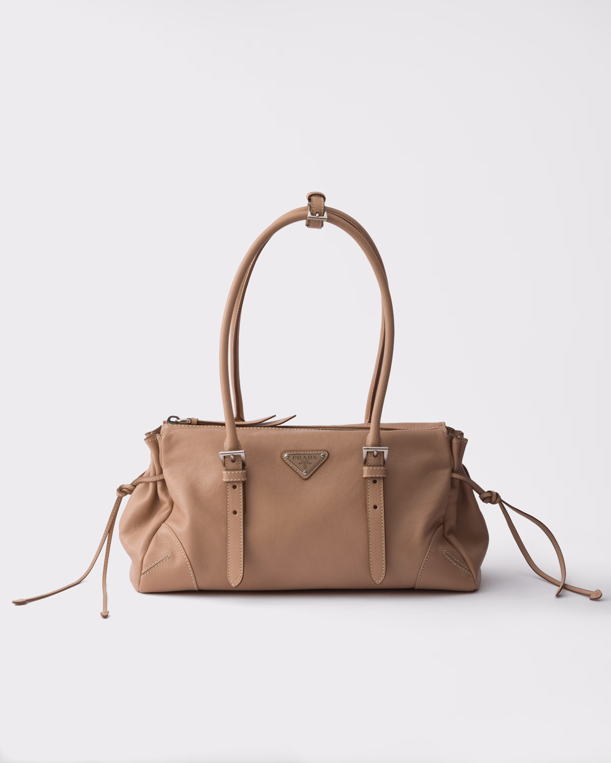 Prada Prada Bonnie medium antiqued leather tote bag