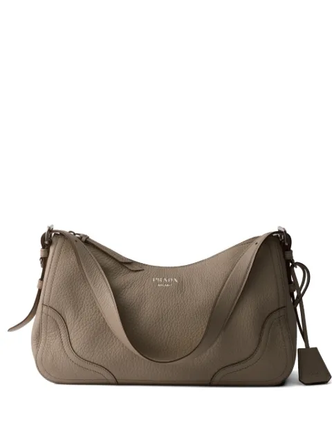 Prada Aimèe large leather shoulder bag
