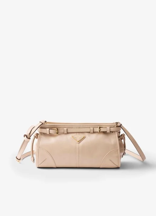 Prada Bonnie Small shoulder bag in leather met afneembare schouderriem