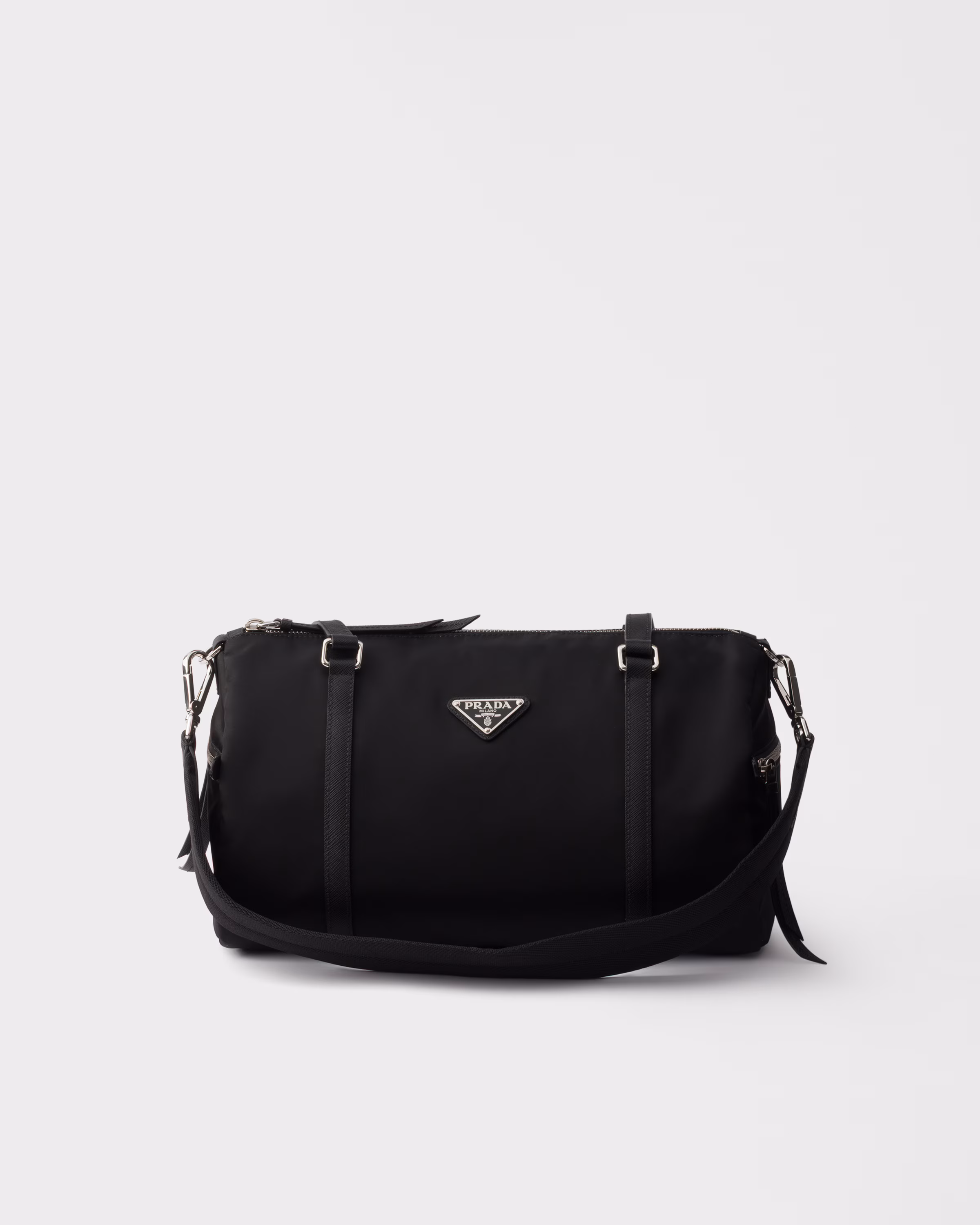 Prada Large Re-Nylon and Saffiano leather duffel bag