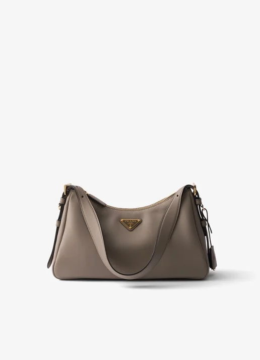 Prada Aimée Medium schoudertas van leer