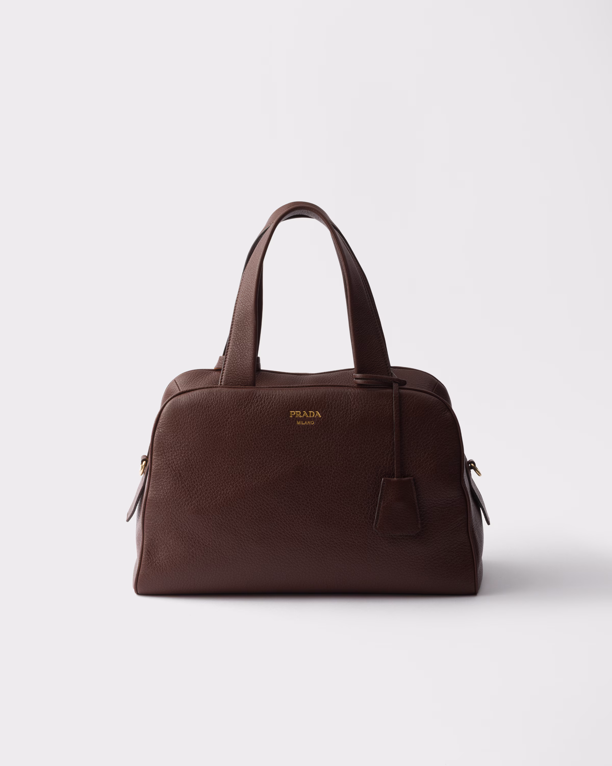 Prada Large leather top-handle bag