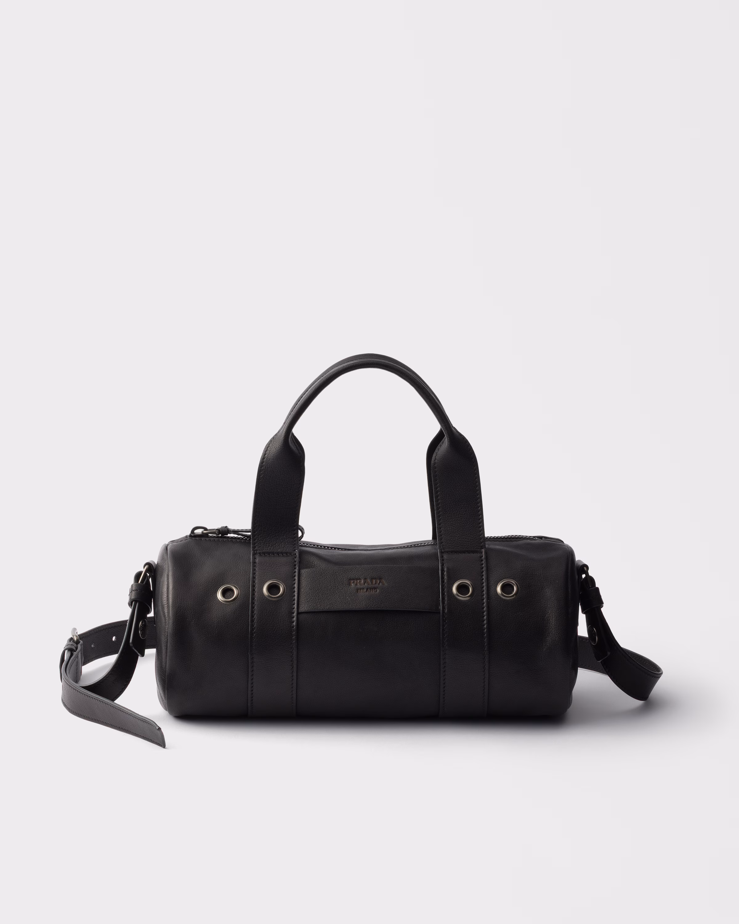 Prada Prada Route large leather top-handle bag