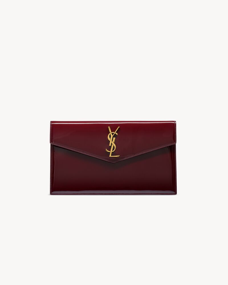 Saint Laurent UPTOWN pouch in patent leather