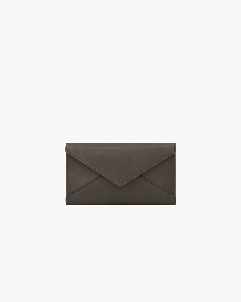 Saint Laurent LETTER large wallet in leather