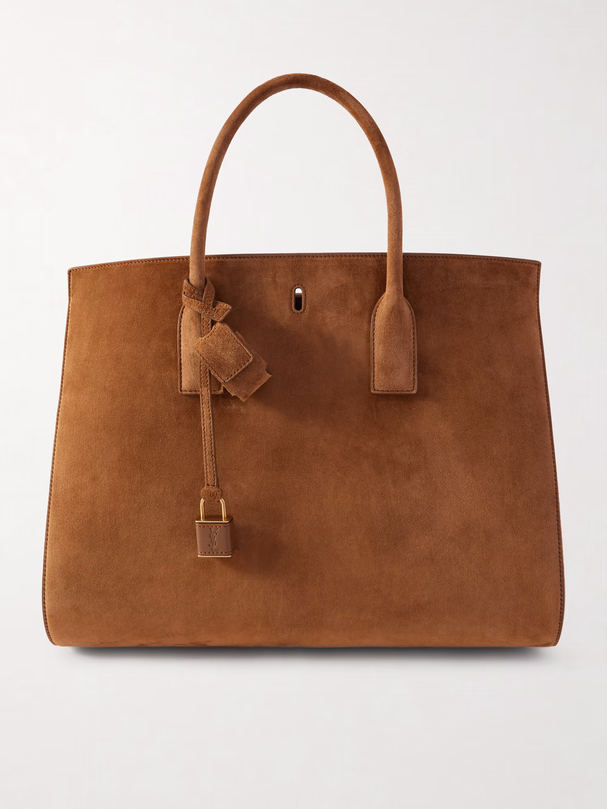Saint Laurent Sac de Jour large suede tote
