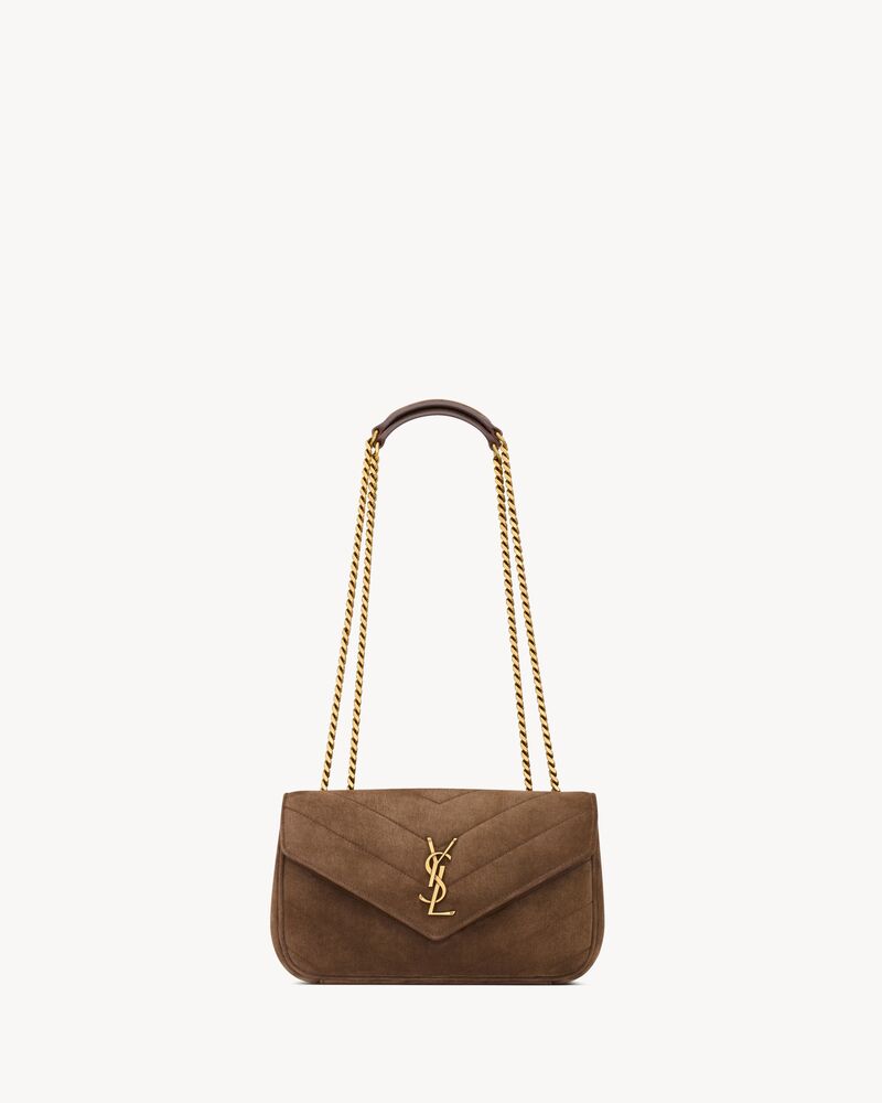 Saint Laurent LOULOU small in MATELASSÉ suede