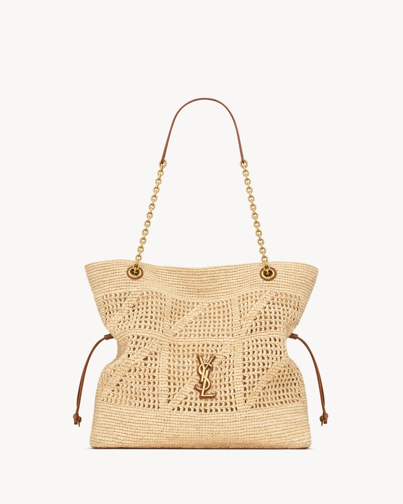 Saint Laurent JAMIE SHOPPING in raffia