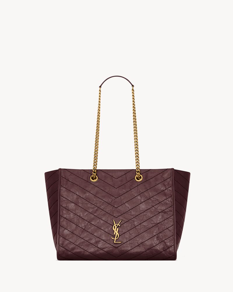 Saint Laurent NIKI shopping in vintage leather