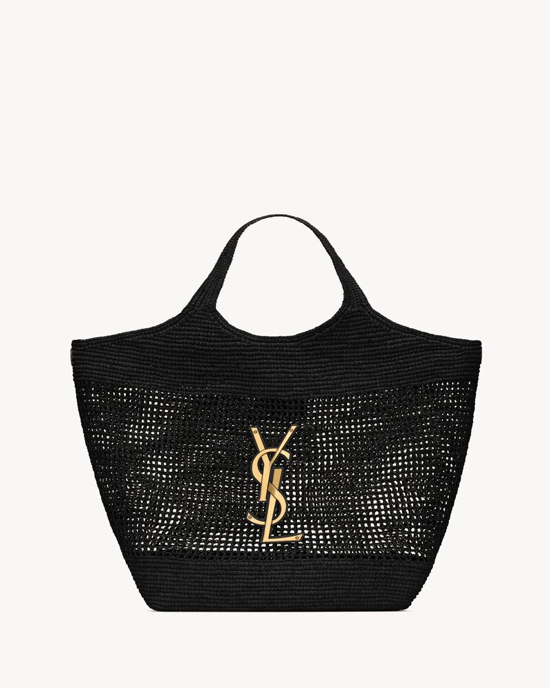 Saint Laurent ICARE in raffia