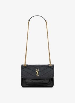 Saint Laurent Niki Mini shoulder bag van kalfsleer