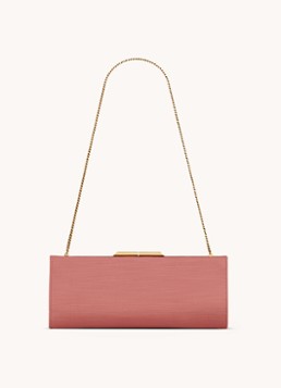 Saint Laurent Midnight Small clutch van satijn