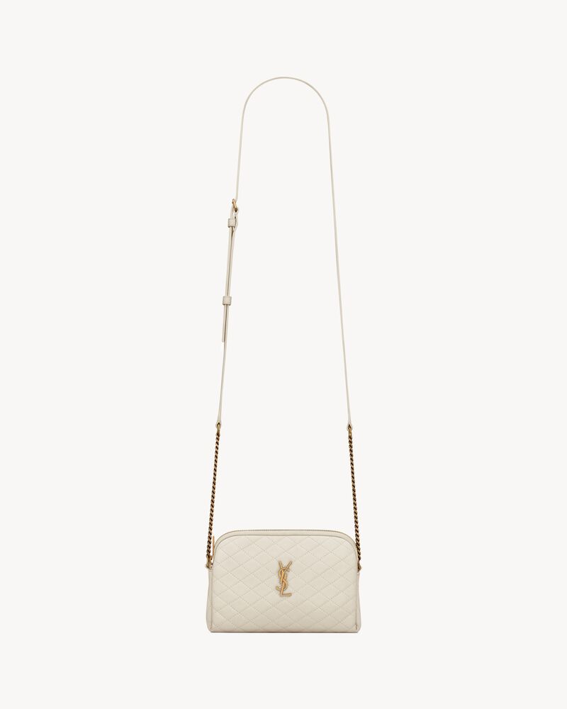 Saint Laurent Gaby Zippered Pouch in Lambskin