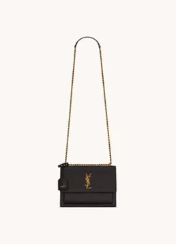 Saint Laurent Sunset Medium shoulder bag van kalfsleer
